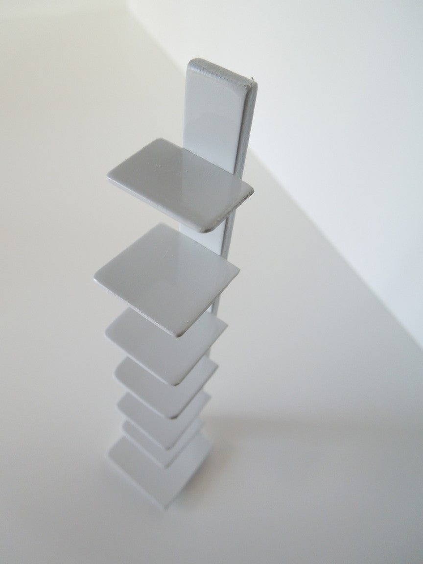 Tower Bookcase in White