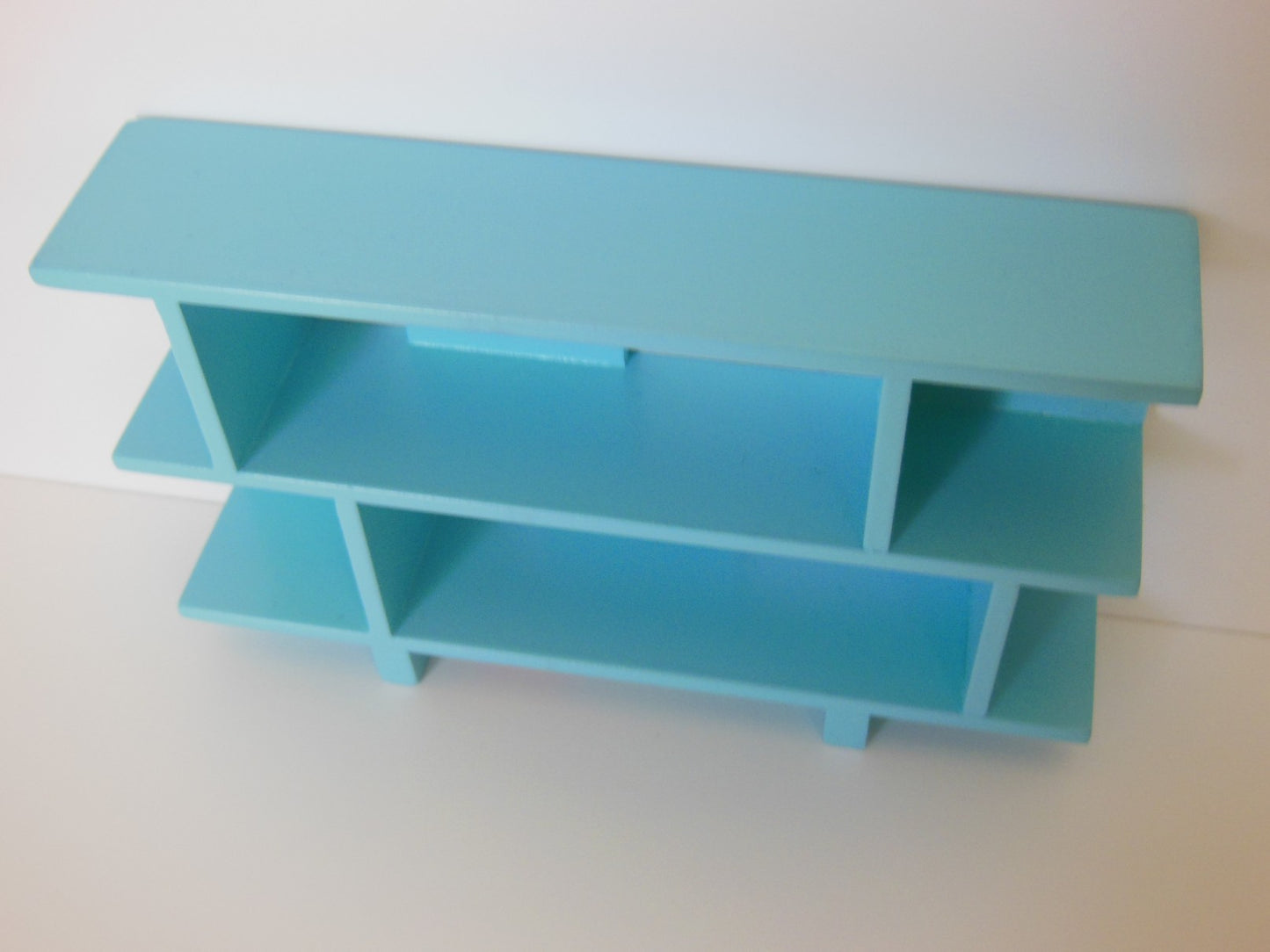 Vendi 2 Tier Bookcase in Blue