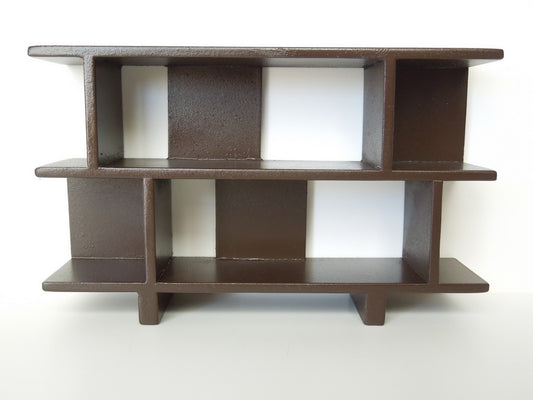 Vendi 2 Tier Bookcase in Espresso