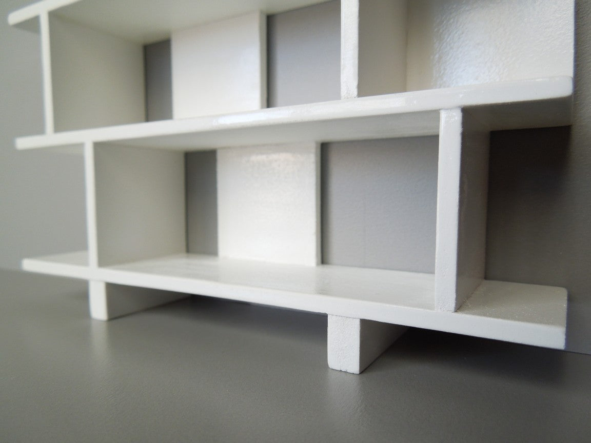 Vendi 2 Tier Bookcase in White