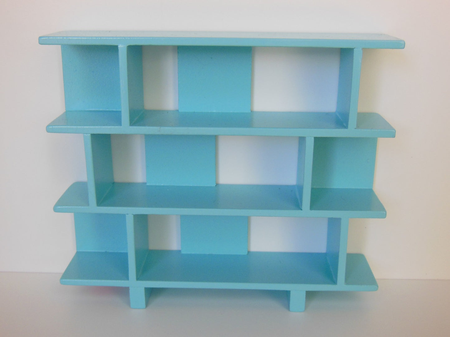 Vendi 3 Tier Bookcase in Blue