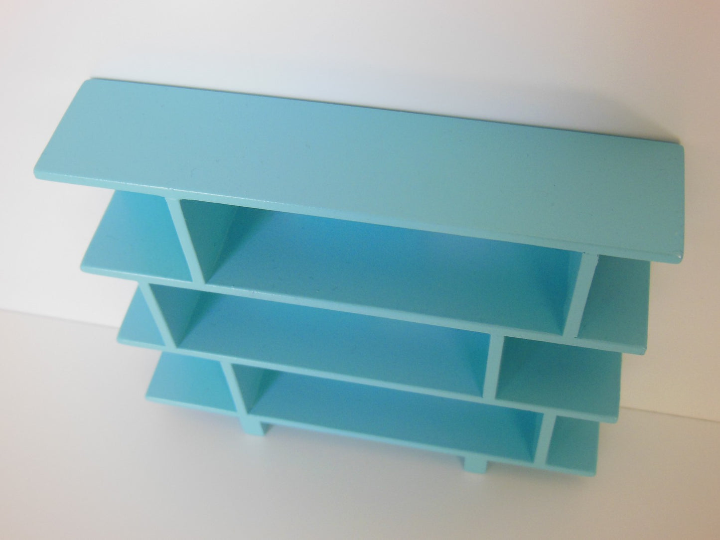 Vendi 3 Tier Bookcase in Blue