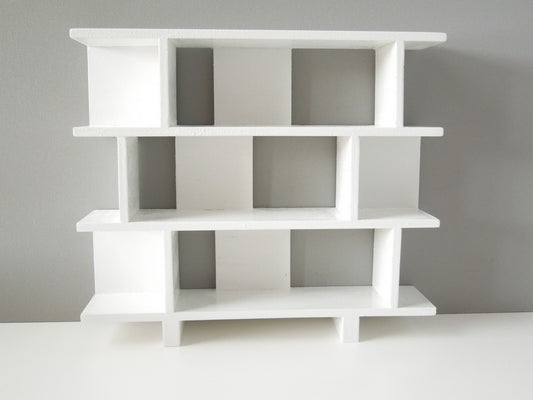 Vendi 3 Tier Bookcase in White