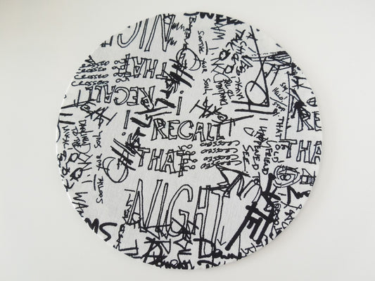 Graffiti Round Area Rug