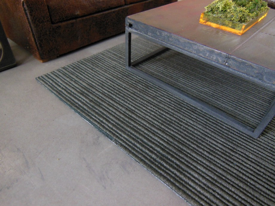 Charcoal Linear Area Rug
