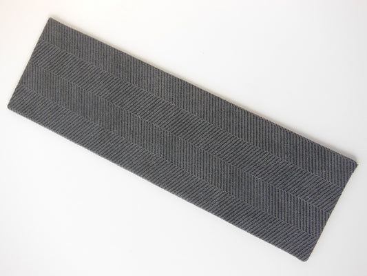 Gray Chevron Runner Rug
