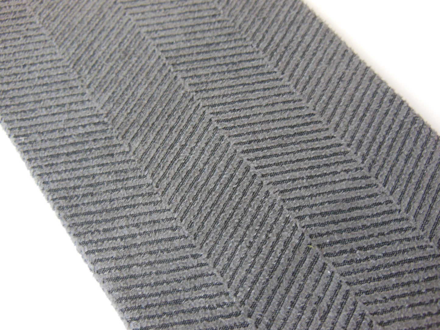 Gray Chevron Runner Rug