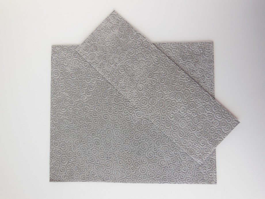 Gray Swirl Runner Rug