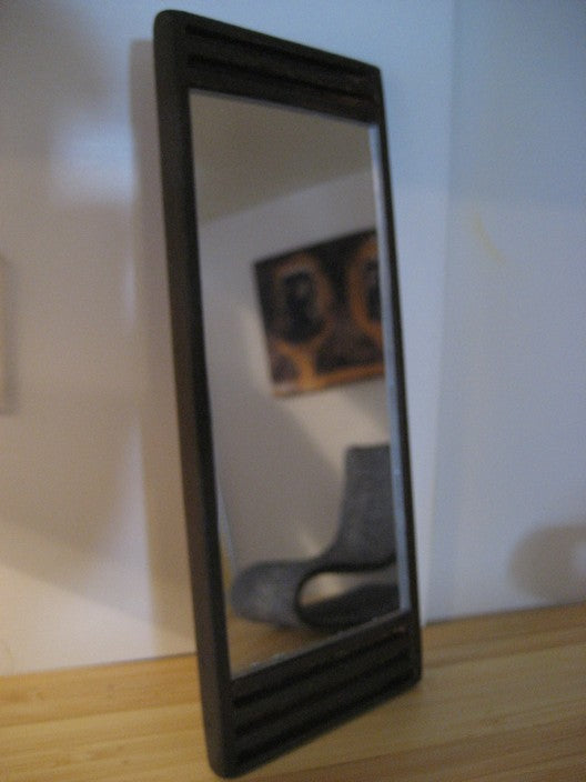 Ribbed Floor Mirror