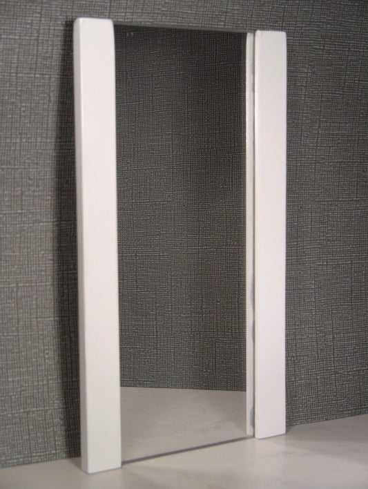 White Floor Mirror