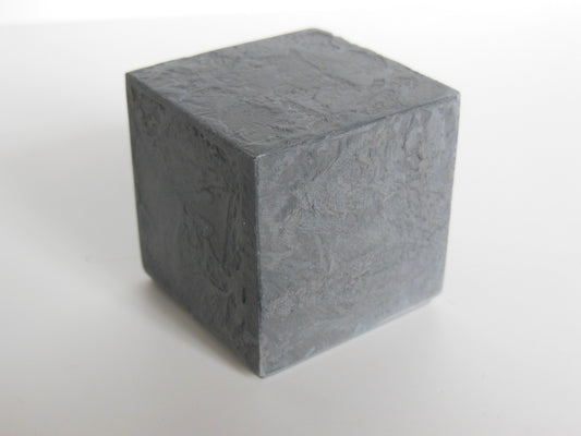 Dark Concrete Cube