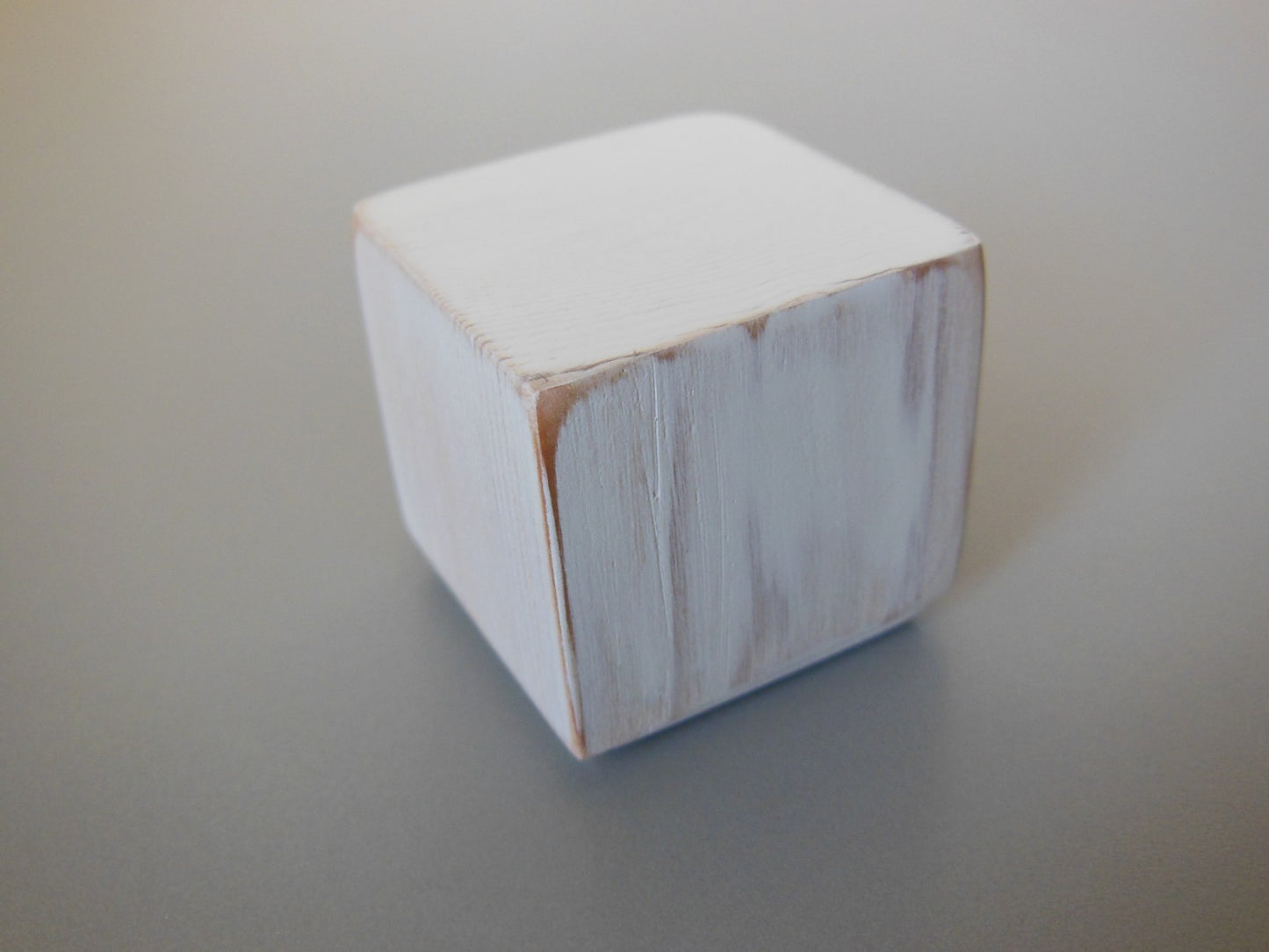 Distressed White Cube