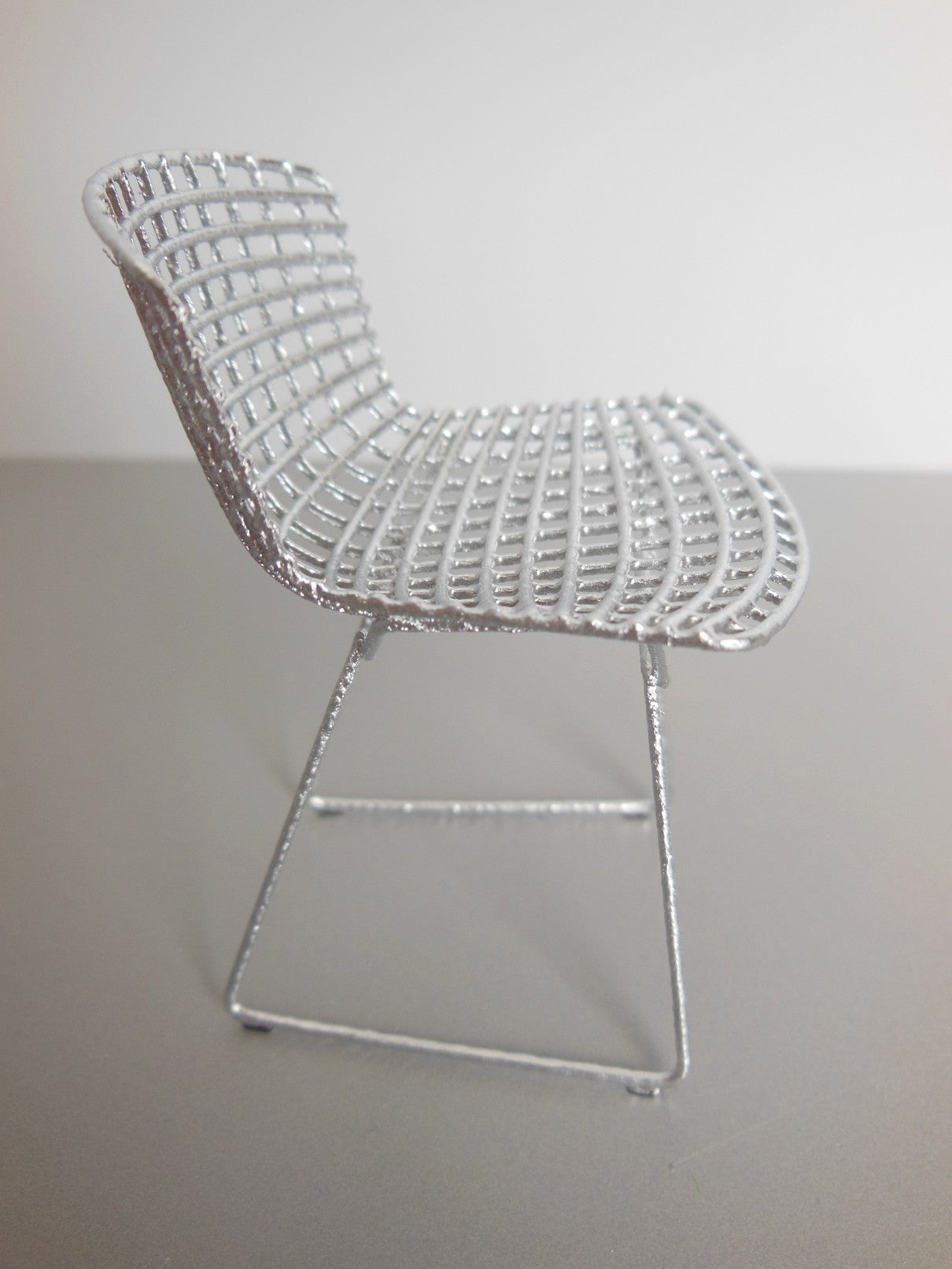 Bertoia Chair in Silver