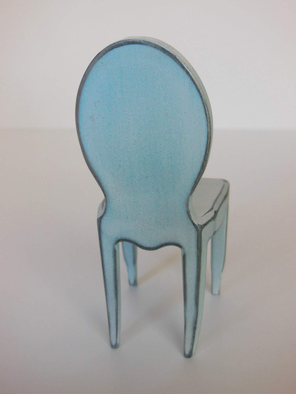 Ghost Dining Chair in Distressed Blue