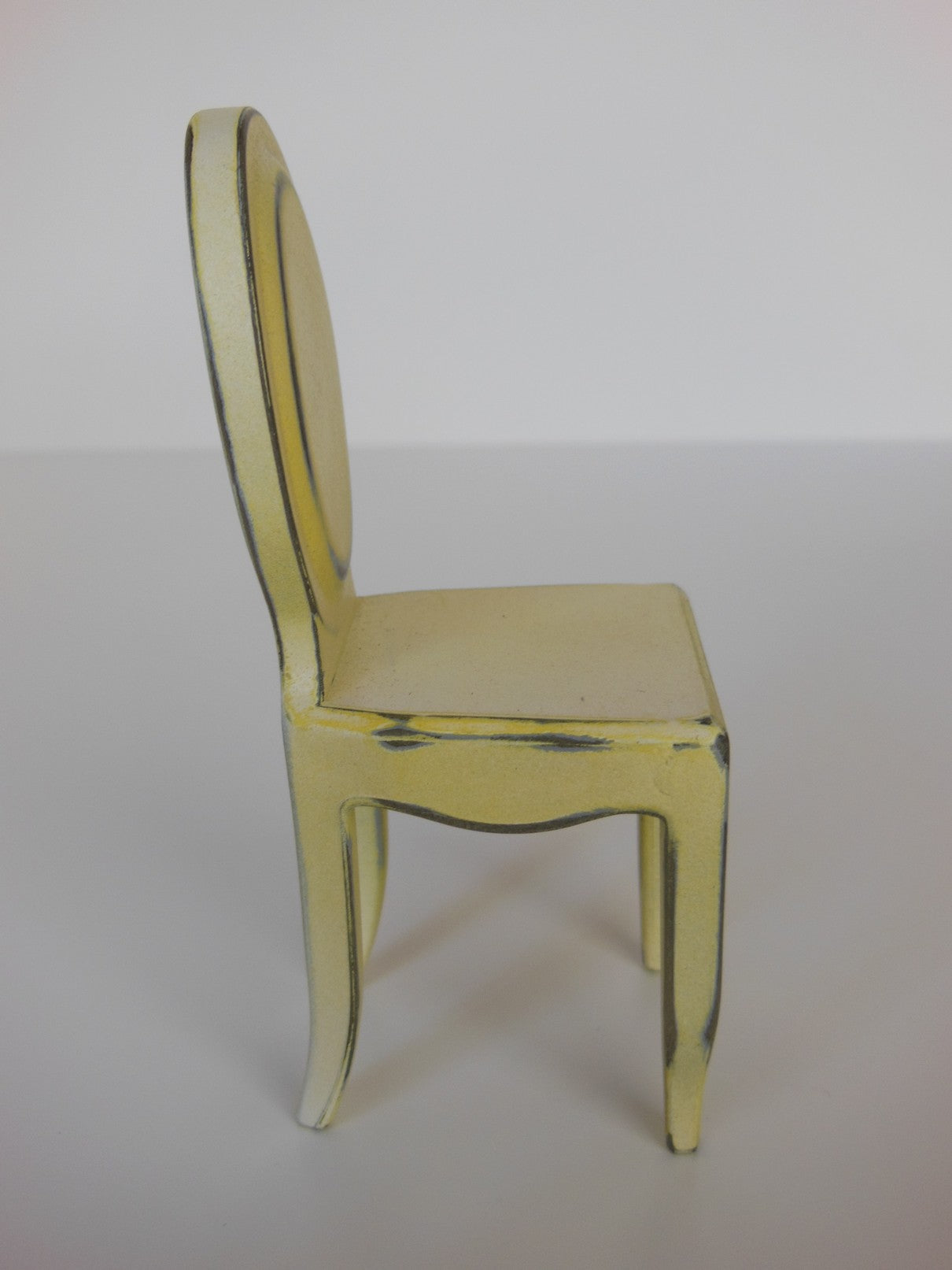 Ghost Dining Chair in Distressed Yellow