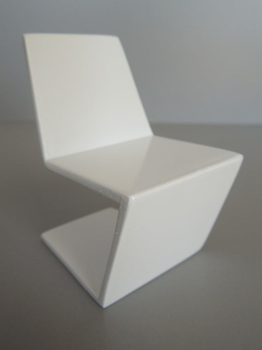 Klein Chair in White Lacquer