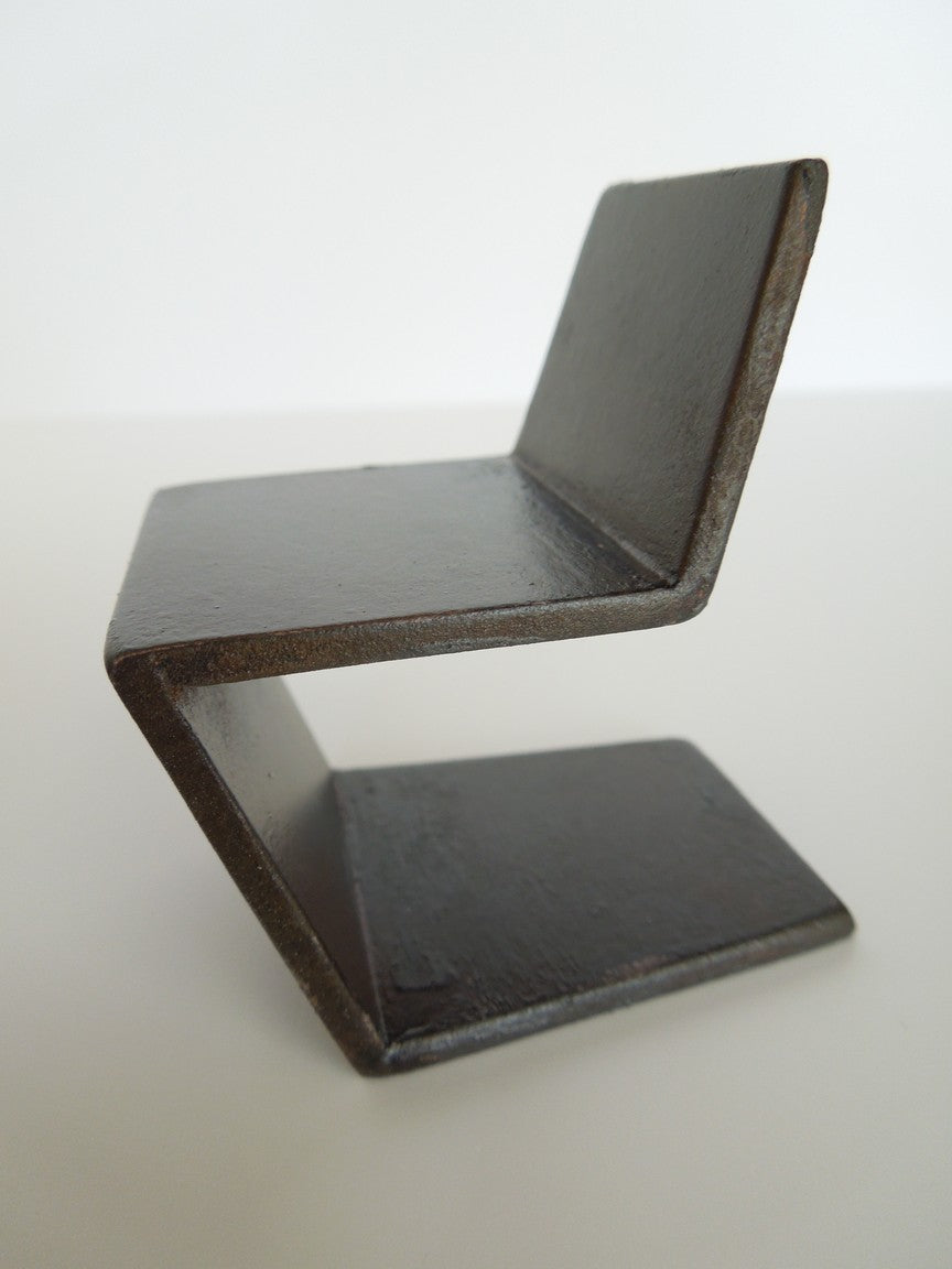 Klein II Chair in Natural Steel