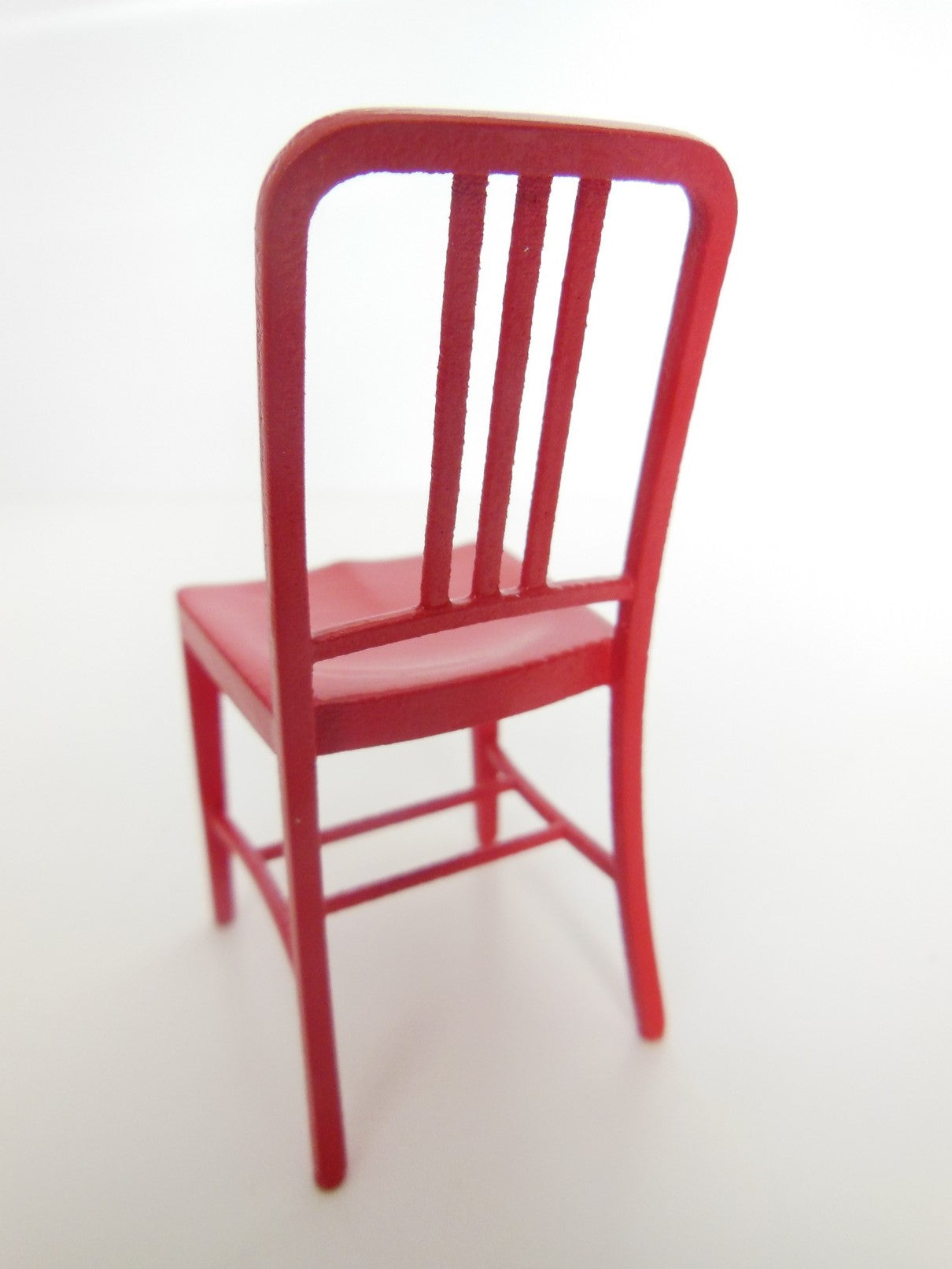 Navy Chair in Red