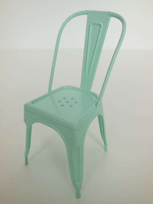 Tolix Chair in Light Blue