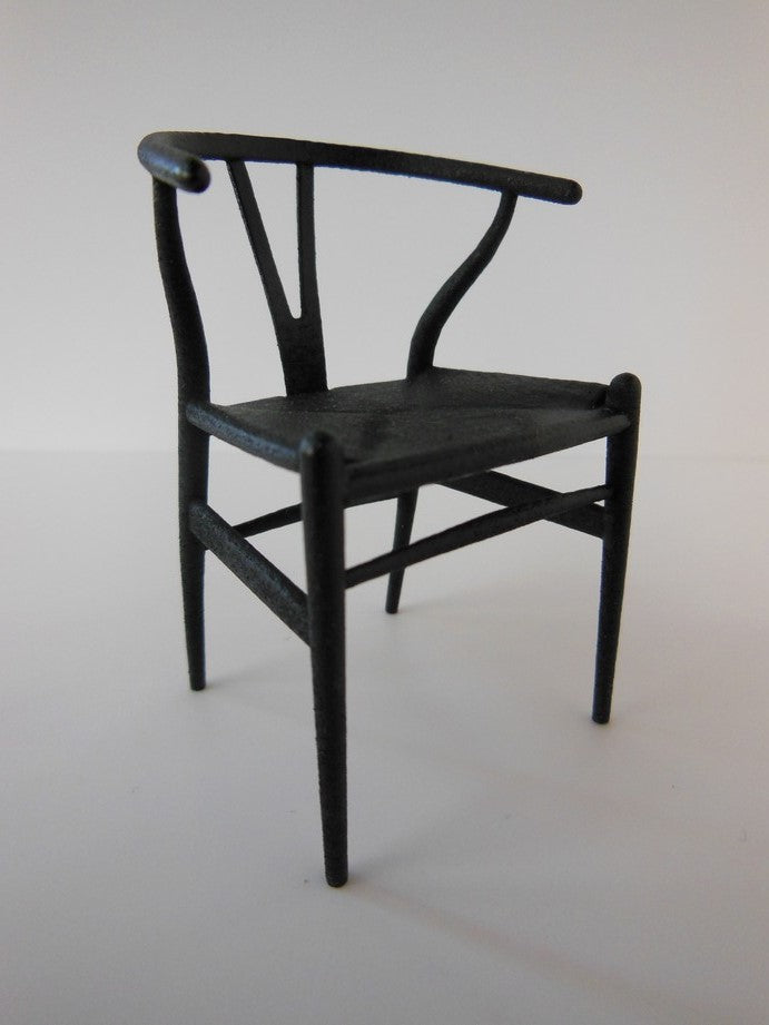 Wishbone Chair - Black with Black Seat