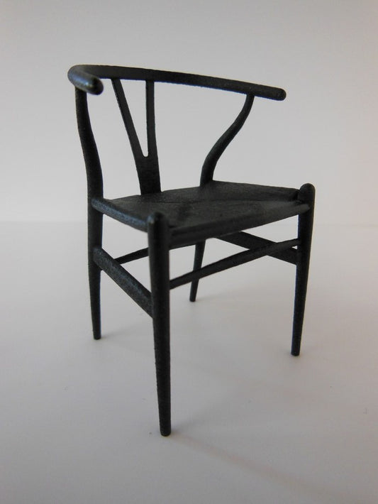 Wishbone Chair - Black with Black Seat
