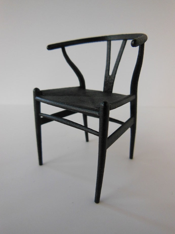 Wishbone Chair - Black with Black Seat