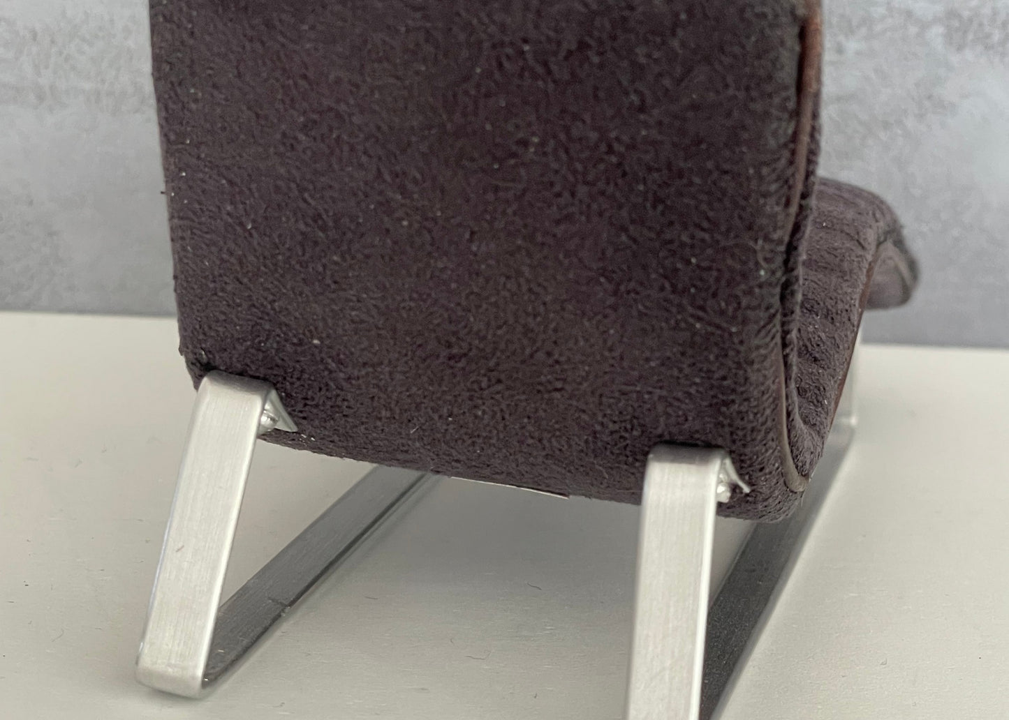 Menlo Gray Ribbed Chaise