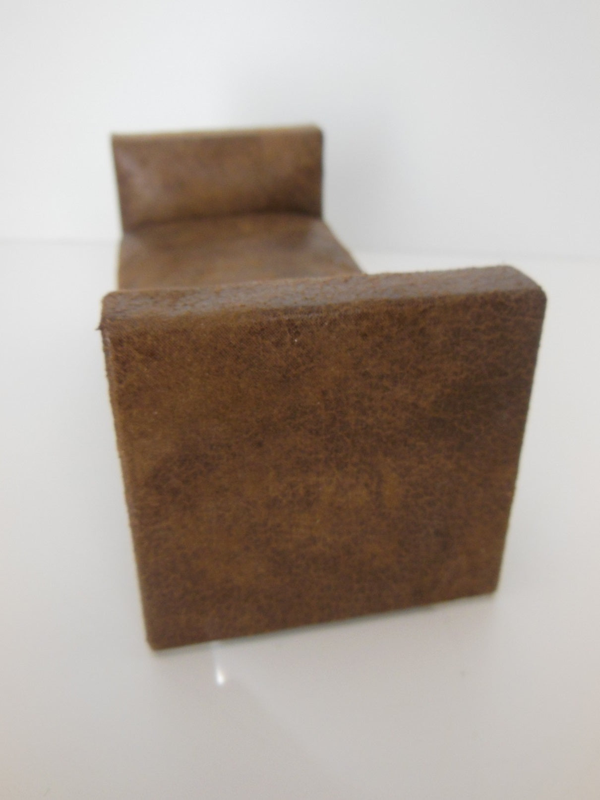 Preston Two Arm Chaise in Vintage Brown