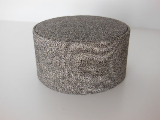 Large Round Ottoman in Cafe