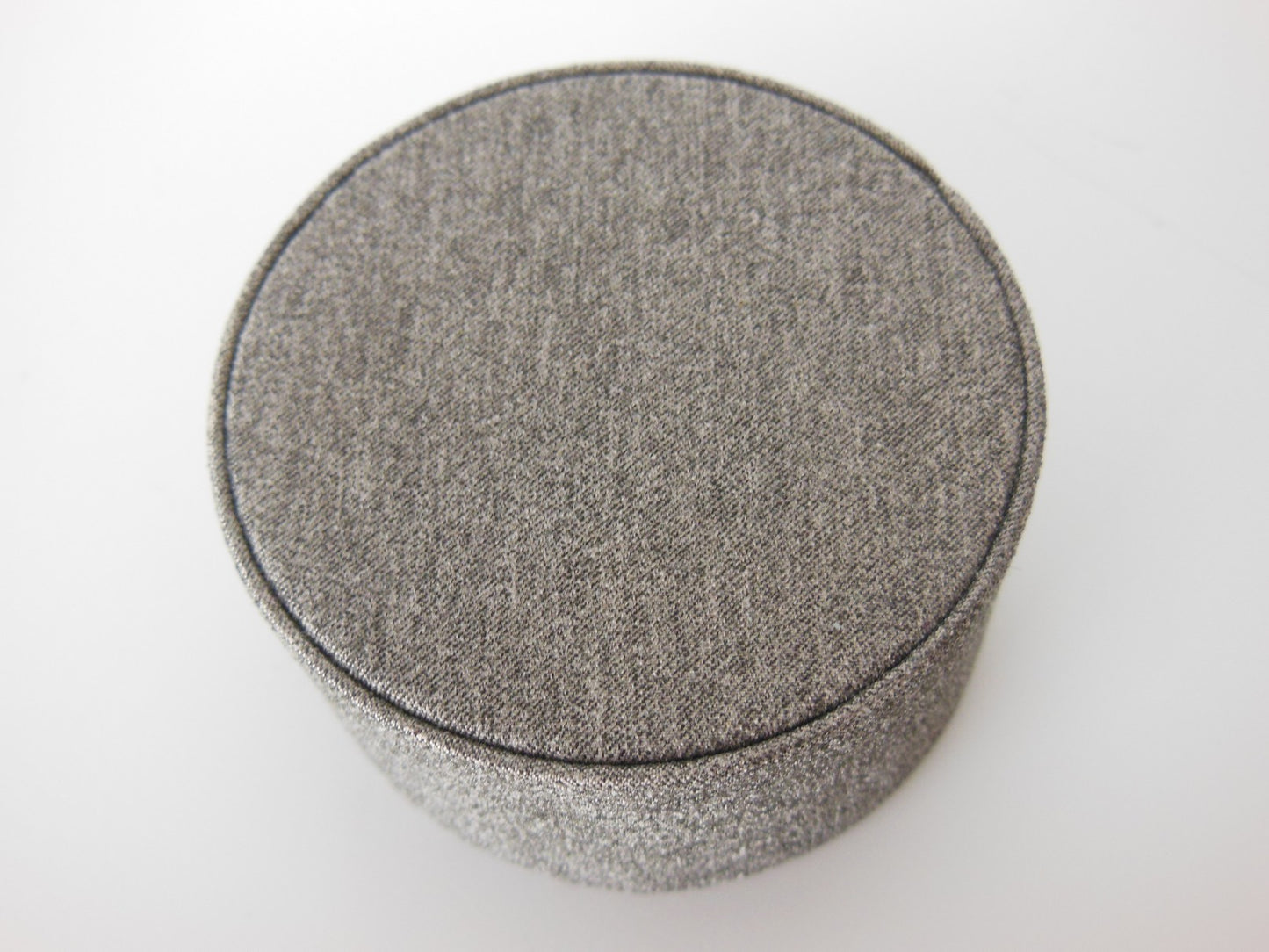 Large Round Ottoman in Cafe
