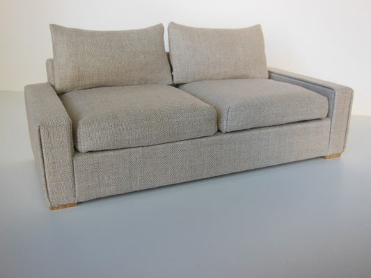 Davis Sofa in Linen Wheat