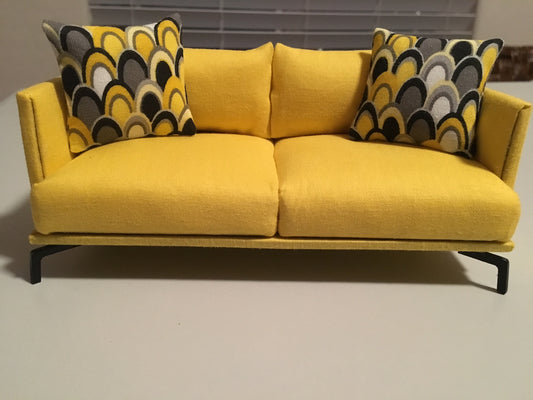 Lusso Couch in Yellow