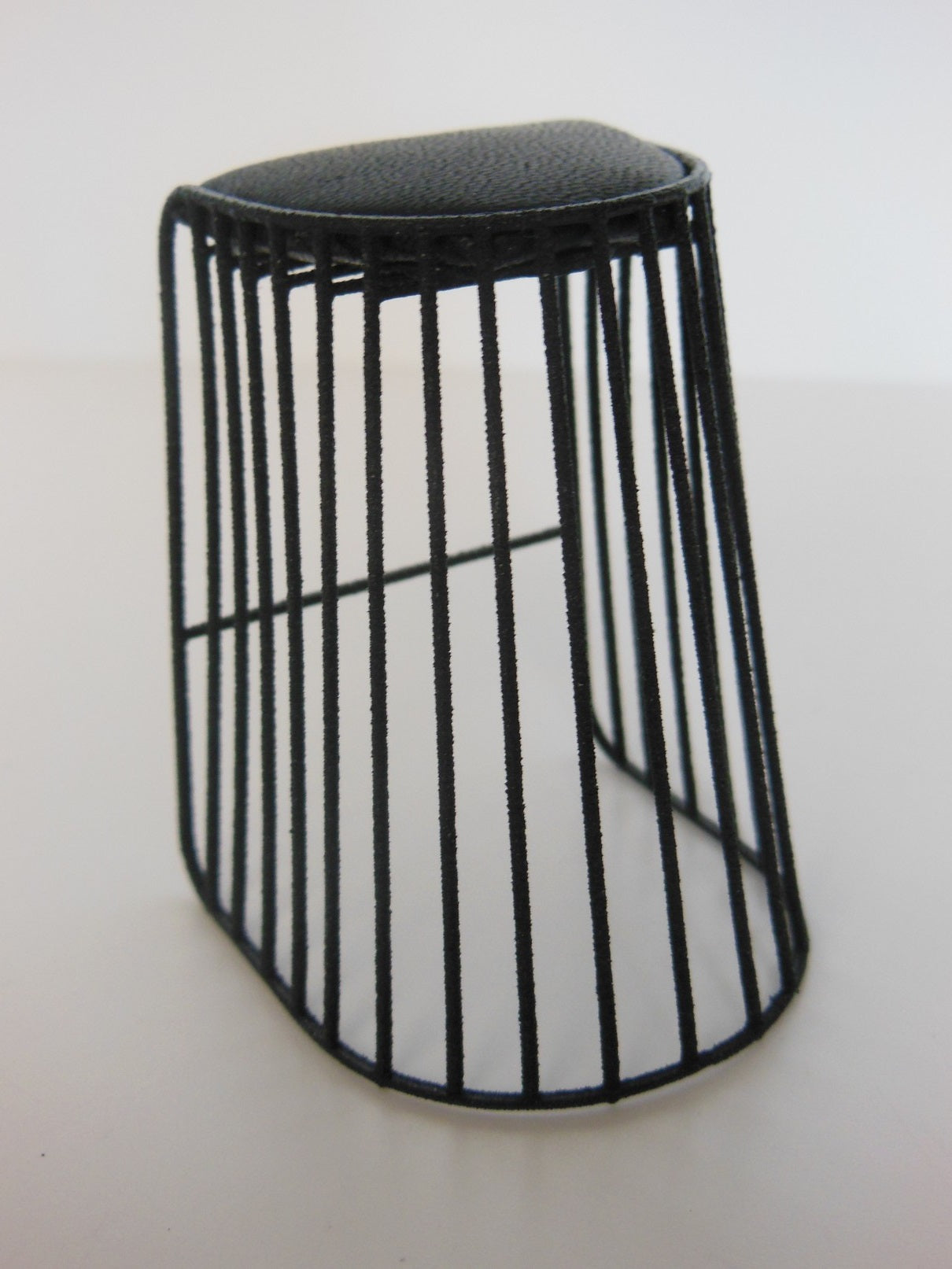 Bride's Veil Counter Stool Black/Black