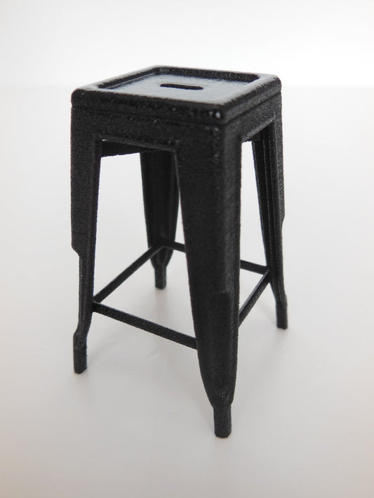Tolix Stool in Black