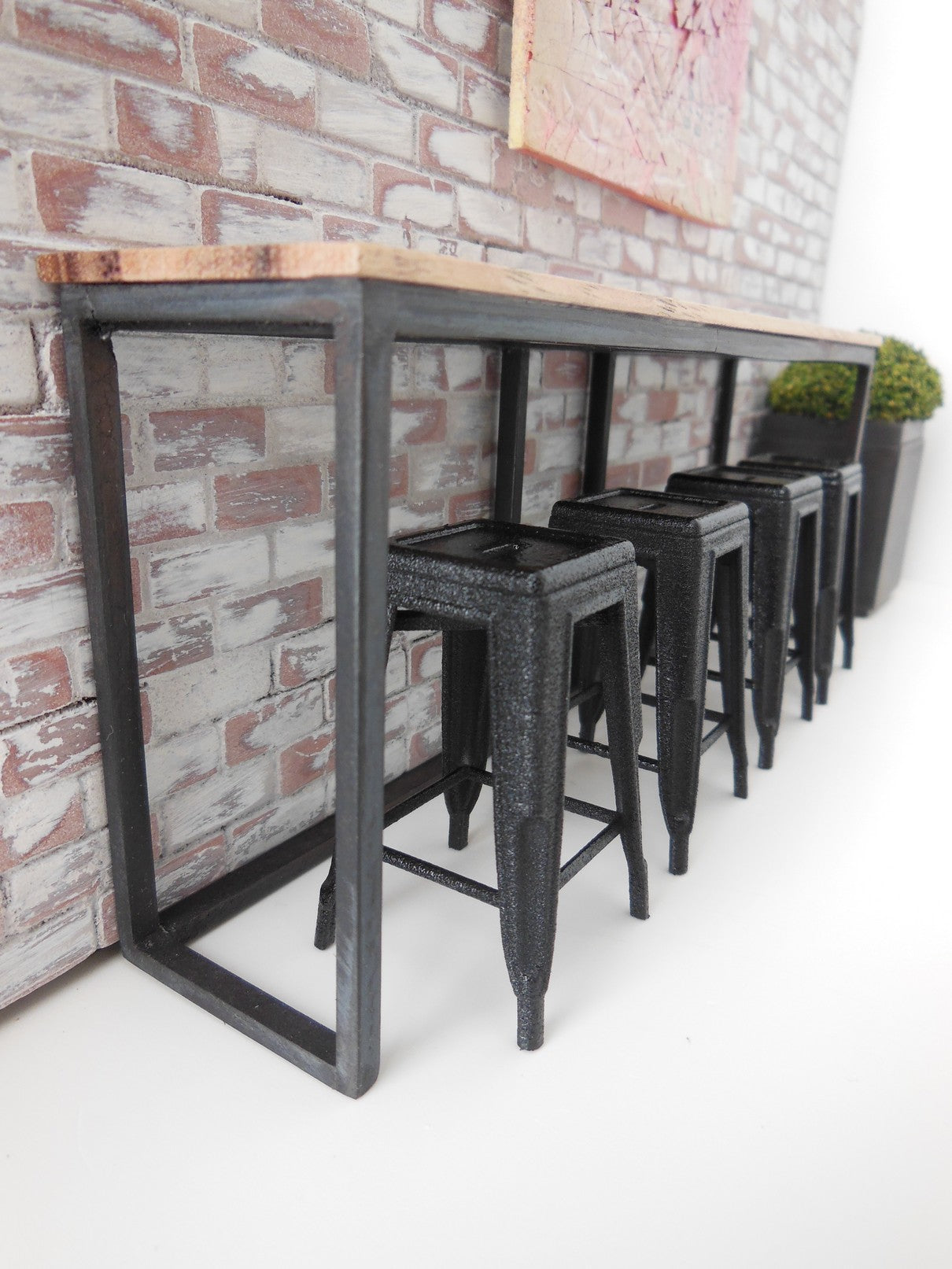 Tolix Stool in Black