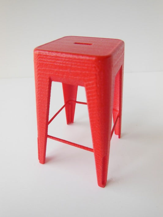 Tolix Stool in Red