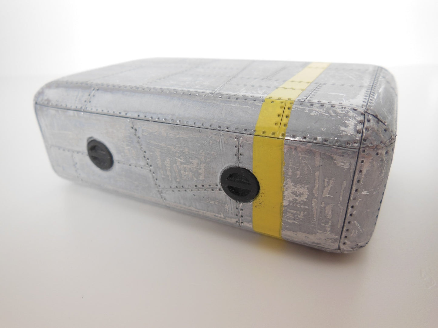 Aviator Coffee Table with Yellow Stripe