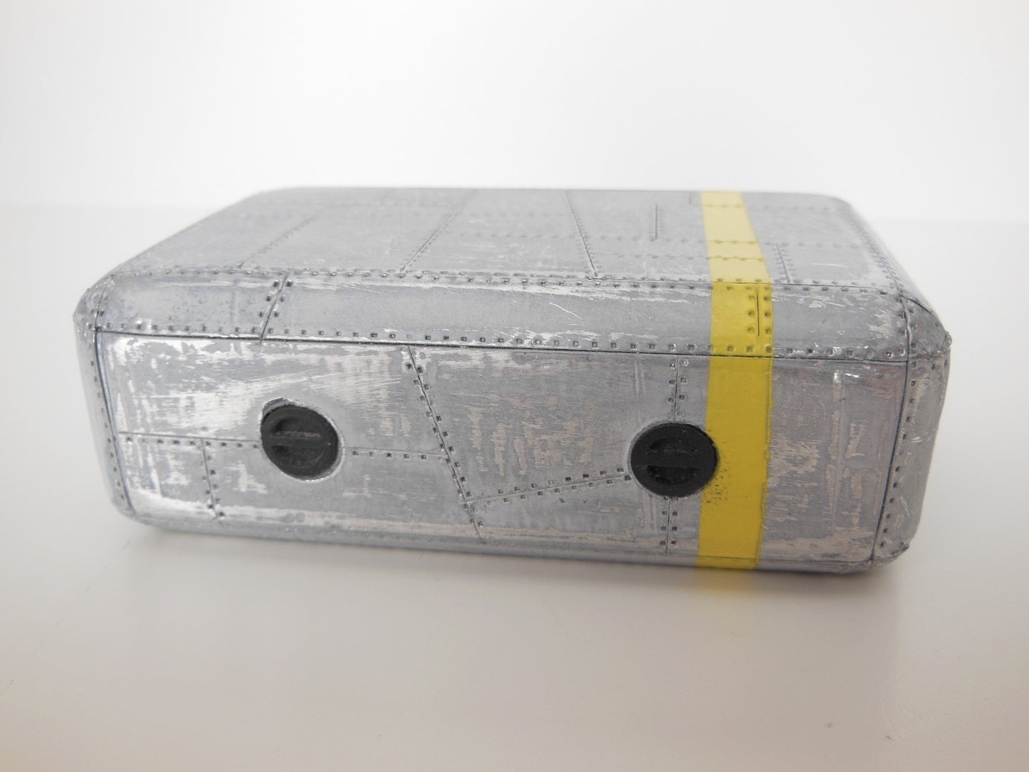 Aviator Coffee Table with Yellow Stripe