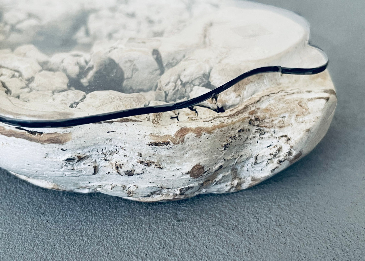 Castaway Round Driftwood Coffee Table