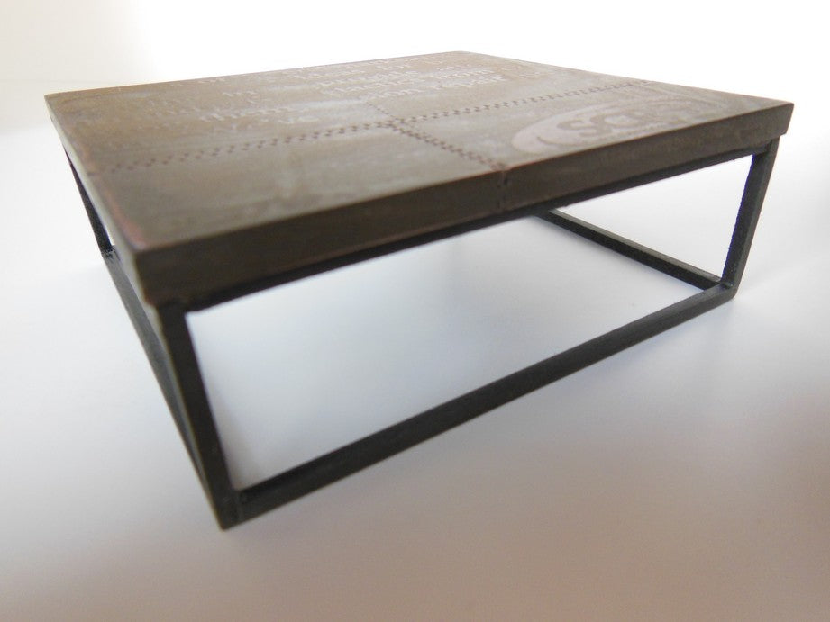 Industrial Coffee Table - Large Square