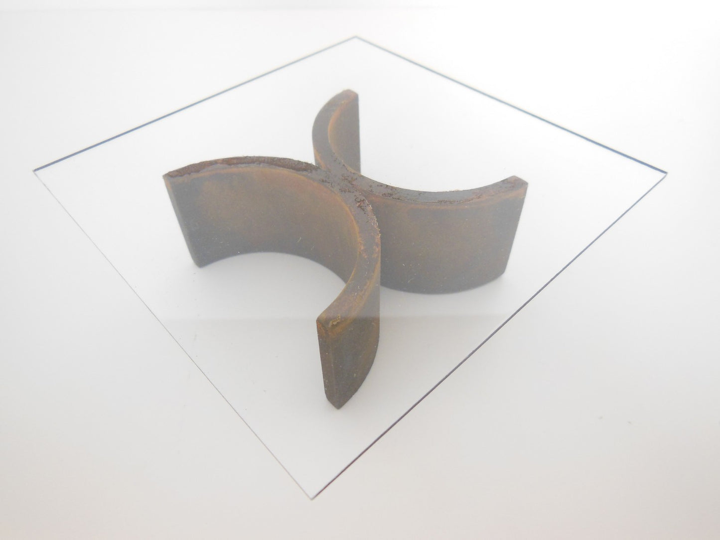 Lotus 2 Coffee Table in Rust