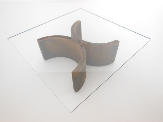 Lotus 2 Coffee Table in Rust