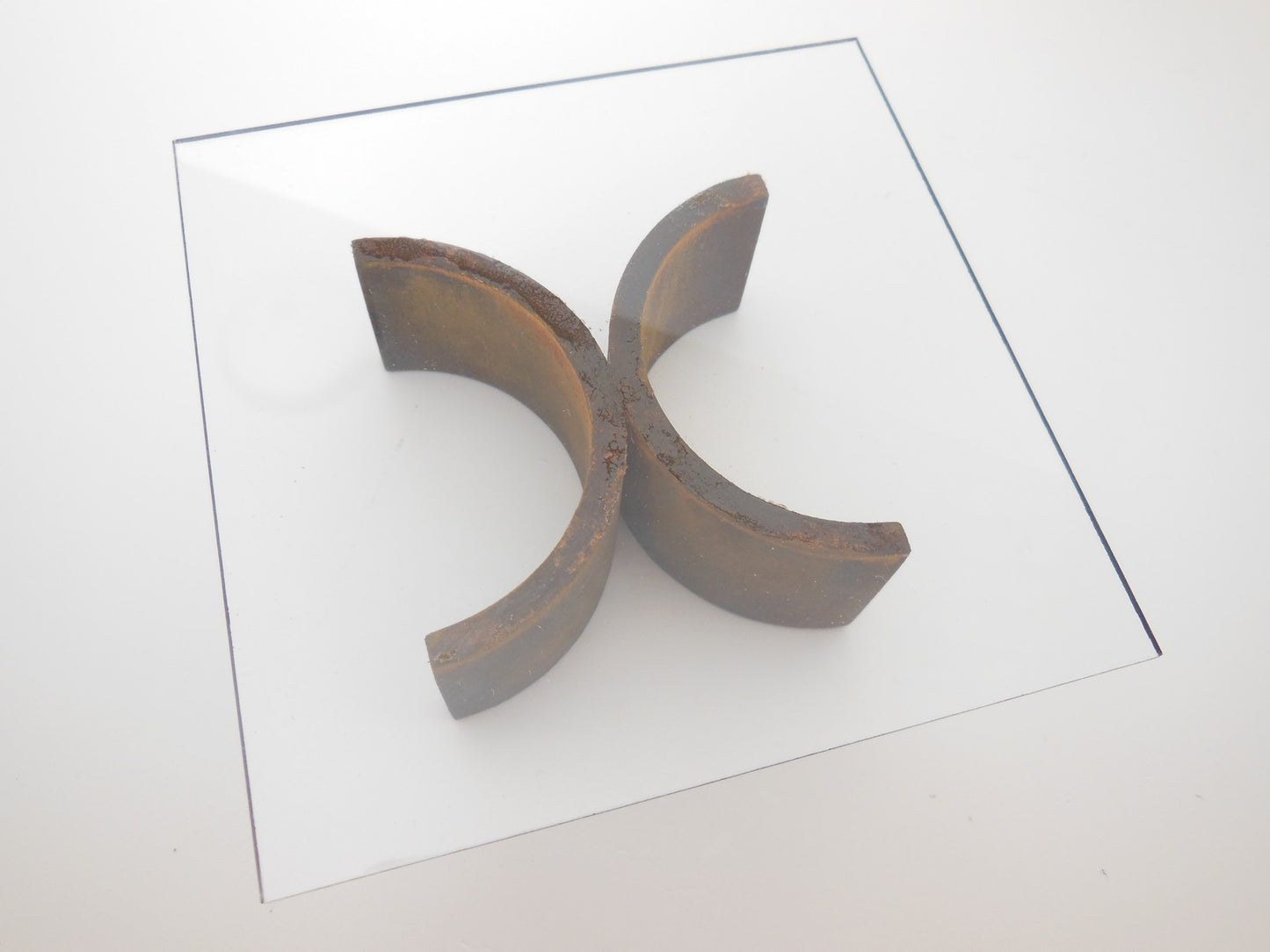 Lotus 2 Coffee Table in Rust