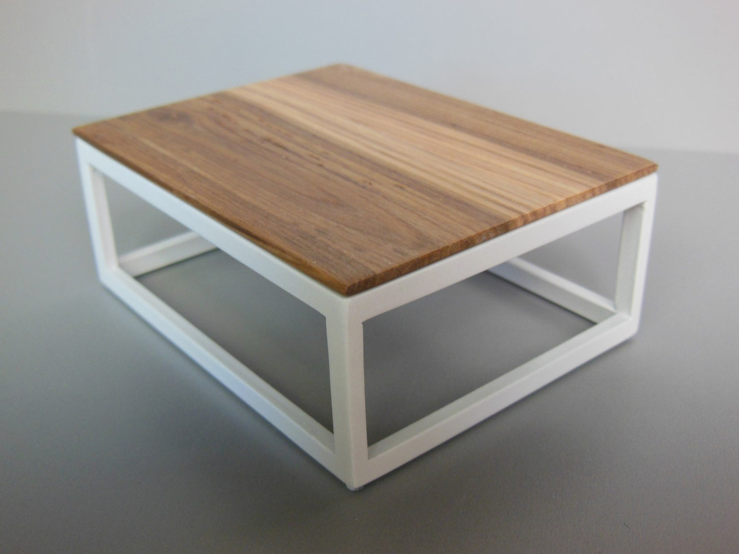 Parsons Coffee Table with Hickory Wood Top