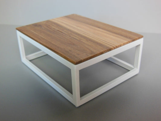 Parsons Coffee Table with Hickory Wood Top