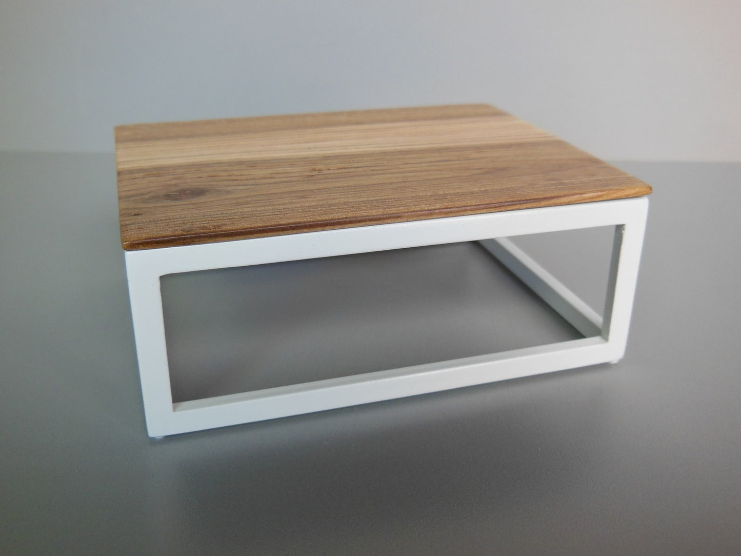 Parsons Coffee Table with Hickory Wood Top