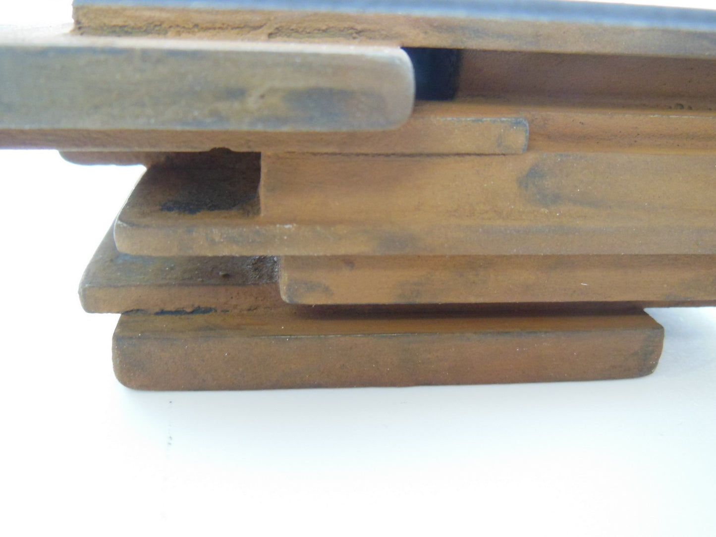 STAX Coffee Table in Rust
