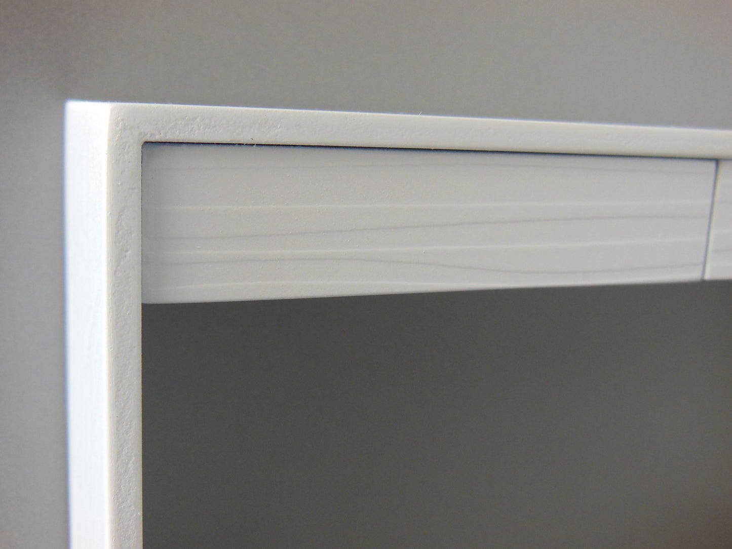 Emerson Console Table with White Base and White Drawers