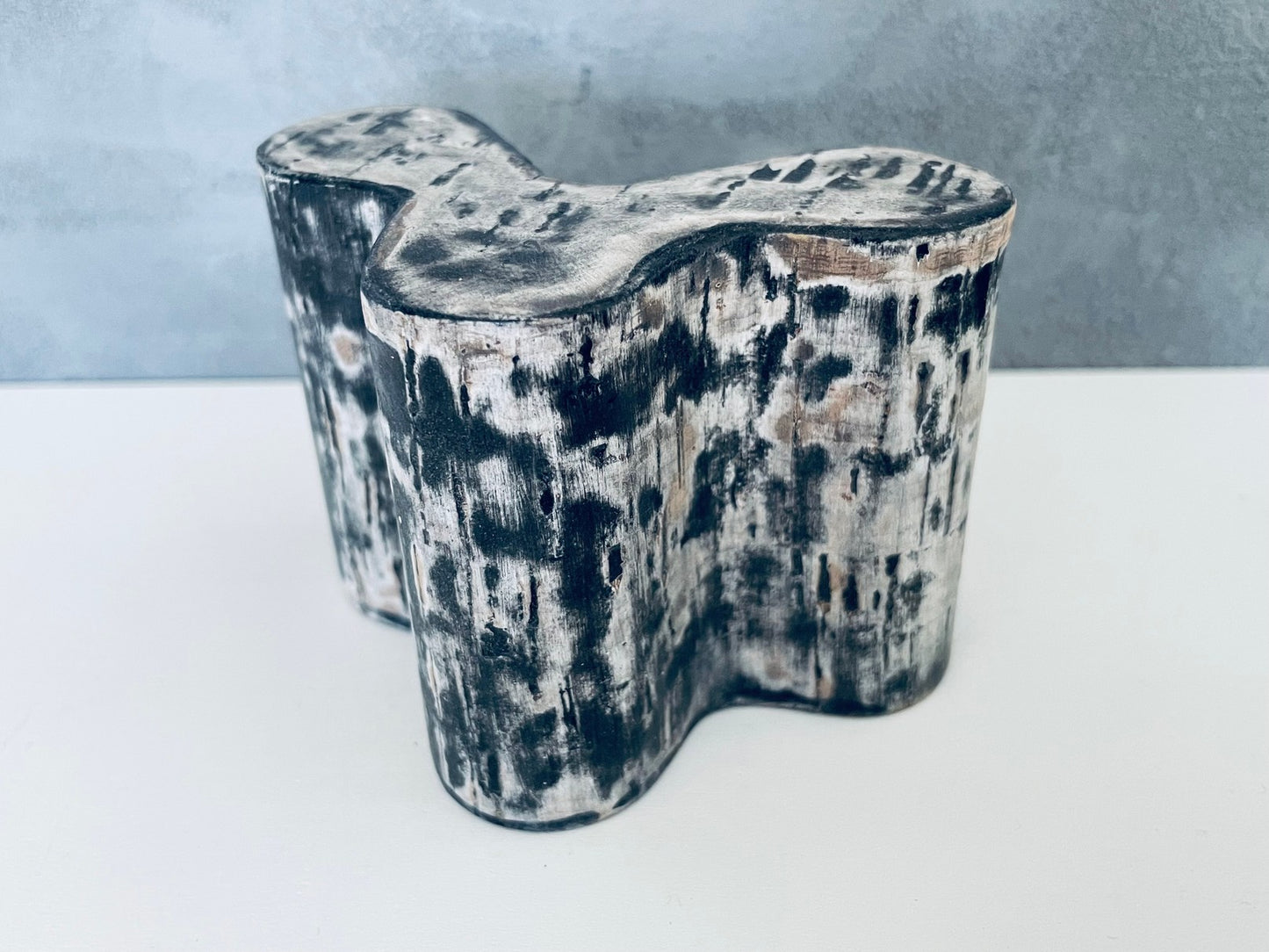Nebulyn Console Table in Gray Cork