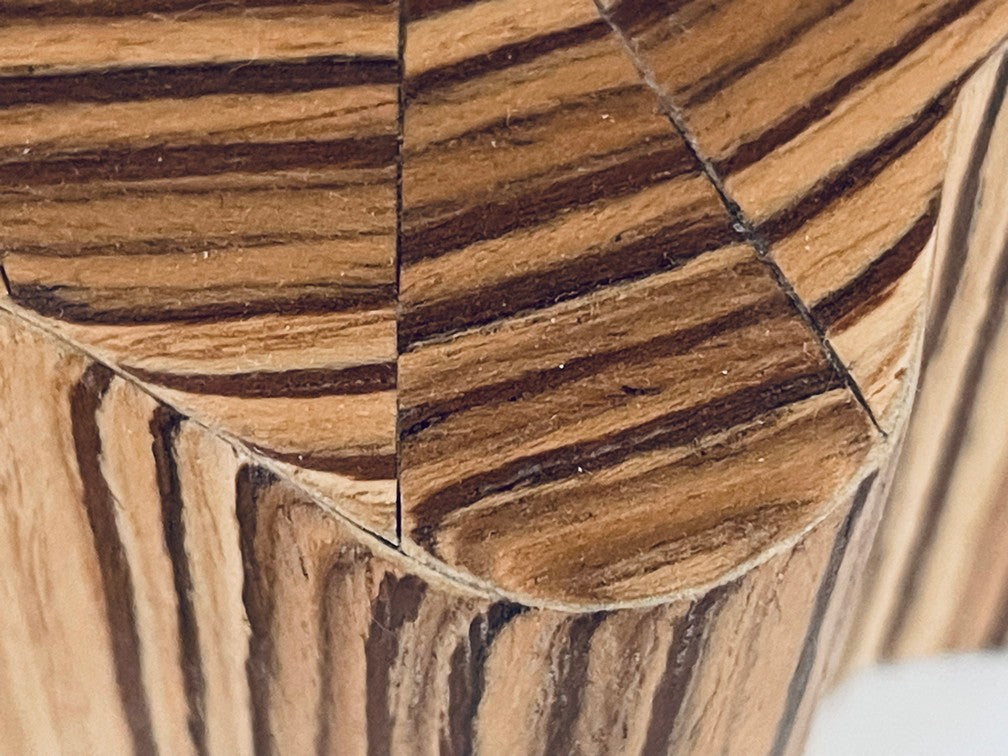 Nebulyn Console Table in Zebrawood